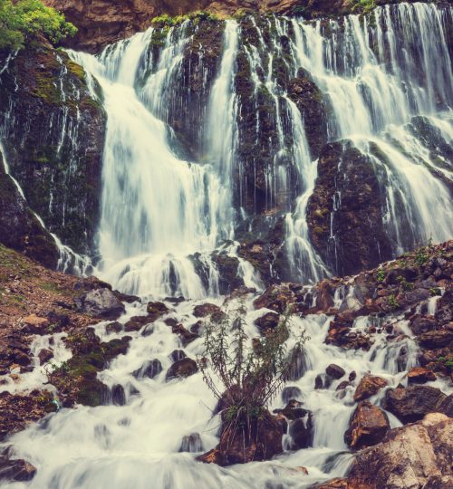 Kapuzbasi waterfall, Kayseri province, Turkey